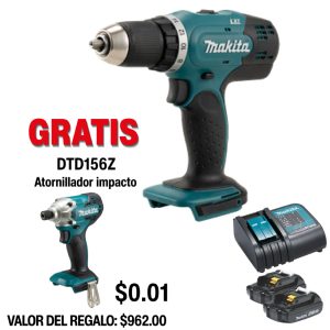 DDF453SYE Taladro-atornillador inalámbrico