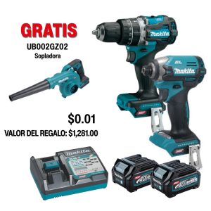 DK0178G203 Kit rotomartillo inalámbrico y atornillador de impacto inalámbrico