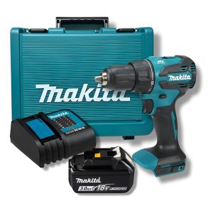 DHP490SFX  TALADRO ATORNILLADOR PERCUTOR INALÁMBRICO (BL/18V) + CARGADOR Y BATERIA 3.0 AH