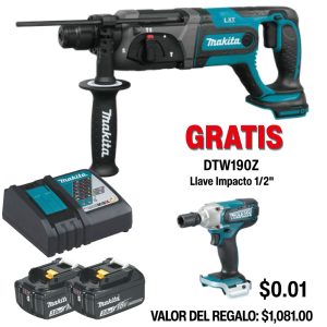 DHR241RFE Martillo rotatorio combinado inalámbrico