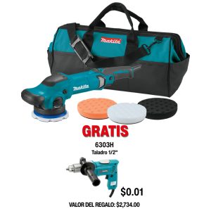 P05000CX2 Pulidora de Órbita Aleatoria de 5" de Doble Acción